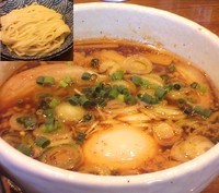 「特製つけそば（醤油）880円」@麺 一直の写真
