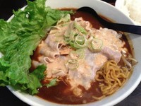 「カレーらあめん900円＋ご飯150円」@旭川らあめん ひでまるの写真