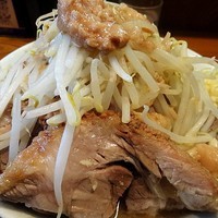 「ぶた入り小ラーメン（麺少なめ）ニンニクあぶら　750円」@ラーメン二郎 亀戸店の写真