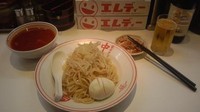 「冷やし味噌つけ麺」@蒙古タンメン中本 蒲田店の写真