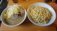「なみのりつけ麺小（850円）」@ラーメン二郎 八王子野猿街道店2の写真