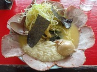 「ねぎとろ味噌チャーシューメン（1,150円）＋味玉」@壱発ラーメン 八王子店の写真