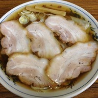 「ワンタンメンチャーシュー（麺固め）　700円」@中華そば 幸秀屋の写真