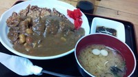 「カツカレー」@つぼやのそば屋の写真
