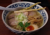 「特製塩ラーメン(限定)＋姫たけ増し(800円＋無料)」@一刀斎の写真