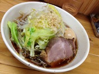 「ニボ二郎 ミニ（ショウガ）＋味玉」@麺屋 玲の写真