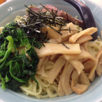 「つけ麺+大盛り+サービスライス×2」@横浜家系ラーメン田中の写真