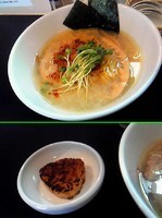 「濃厚牛骨らーめん ￥500(1日20食限定)」@麺や 勝治の写真