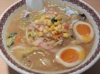 「みそたんめん＋煮たまご＋ニンニク」@ふうふう亭の写真