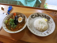 「キーマ（オリジナル・大辛・ライスＭ）：950円」@東京スープカレーCahaya 総本店の写真