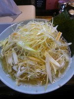 「半蔵ラーメン大盛＋半ら」@らーめん 半蔵の写真