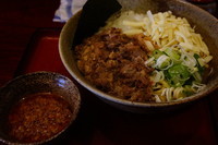 「肉のまぜそば（限定）」@食処 渓の写真