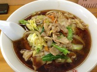 「肉そば(大盛り)680円」@みちのくラーメンの写真