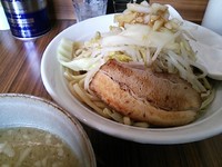 「【期間限定】ガッツリつけ麺760円（中盛270g）」@中華そば 伝堂の写真