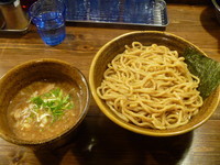 「ベジポタつけ麺　大盛３３０ｇ（胚芽麺、あつもり）　８００円」@ベジポタつけ麺 えん寺の写真