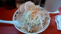 「Ｗちゃーしゅうめん 1,200円 + ネギ 200円」@らーめん弁慶 浅草本店の写真
