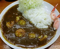 「築地魚河岸シーフードカレー　９５０円」@印度カレー 中栄の写真