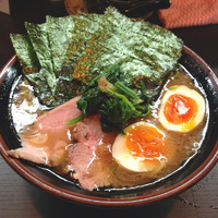 「のり玉ラーメン （大盛り）」@神田ラーメン 友喜の写真