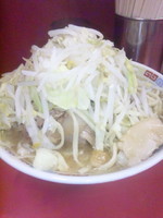 「大ラーメン豚入り（ヤサイ、ニンニク、アブラ）」@ラーメン二郎 ひばりヶ丘駅前店の写真