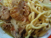 「ラーメン麺少な目(ニンニク・アブラ)600円」@ラーメン二郎 府中店の写真