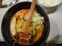 「なまららーめん(味噌)2辛650円+100円」@北海道ラーメン なまら 蒲生店の写真