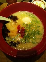 「赤丸新味（塩半熟玉子トッピング）」@博多一風堂 名古屋本店の写真