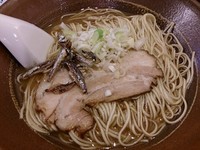 「期間限定・極濃煮干しそば」@岩本屋 春江店の写真