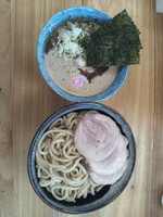 「特製つけ蕎麦(中)(あつもり)」@中華蕎麦 サンジの写真