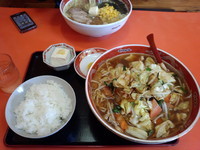 「野菜ジャンボラーメン850円・半ライス150円」@珍來 石岡東光台の写真