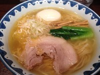 「エビ塩ラーメン＋味玉 ８２０円」@GANCON NOODLEの写真