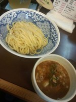 「濃厚海老つけ麺」@つけ麺専門店 二代目のぶの写真