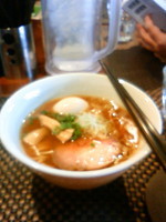 「味玉追い鰹中華そば」@らぁ麺 やまぐちの写真