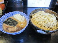 「つけ麺大盛り850円、刻みたまねぎ100円」@狼煙 〜NOROSHI〜の写真