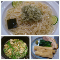 「【GW限定】昆布水の和風つけ麺800円」@中華蕎麦 瑞山（ZUIZAN）の写真