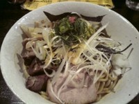 「ＡＢＵＲＡＳＳＯ（油そば・麺３００ｇ）　７５０円」@BASSO ドリルマンの写真