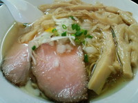 「塩そば　700円＋メンマ（クーポン使用）」@麺処 晴の写真