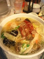 「連鍋タン麺（レンコウタンメン）とチャーハンのセット」@中華麺房 Covo Caldoの写真