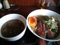 「【期間限定】牛出汁つけ麺　850円」@和風らーめん 凪の写真