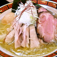 「とりそば 750円 + α」@中華そば 華丸の写真