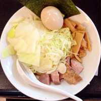 「油そば+味玉」@煮干しらーめん青樹 立川店の写真