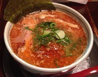 「辛肉味噌(並)＋ライス(700円＋150円)」@夜鳴き軒の写真