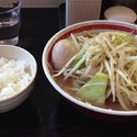味噌タンメン＋煮玉子＋半ライス(800円＋100円＋100円