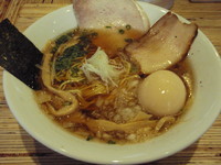 「醤油煮干し味玉そば　【790円】」@NOODLE STOCK 鶴おかの写真