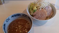 「塩つけめん・少なめ(麺硬め・野菜増し)」@らーめん 陸 尾山台店の写真
