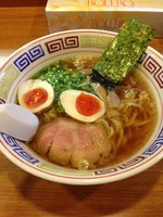 「＜名古屋コーチン澄んだスープ＞しょうゆ(平打麺)+味付玉子」@らぁめん醤和の写真