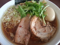 「【祝日限定】魚介ラーメン（アゴ出汁 Ver）￥750」@ラーメン ひかりの写真