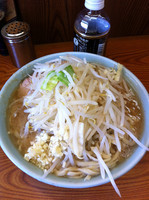 「小豚　ニンニク」@ラーメン二郎 亀戸店の写真