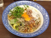 「【限定】濃厚煮干しまぜそば 800円」@頓知房の写真