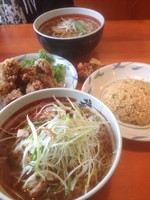 「塩ラーメンと焼き飯」@高槻 塩元帥の写真