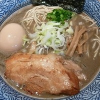 「濃厚煮干しそば煮玉子入り」@煮干中華ソバ 宮庵の写真